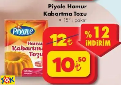 PİYALE HAMUR KABARTMA TOZU PİYALE HAMUR KABARTMA TOZU